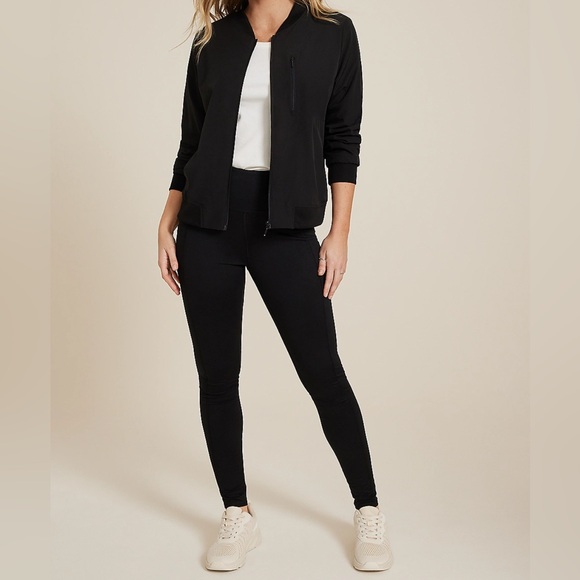 NWT Maurcies BLACK Super High Rise Luxe Pocket Legging XL Long - Picture 3 of 6